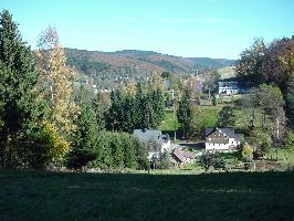 Blick von der âGoldenen HÃ¶heâ auf Rechenberg und Holzhau
