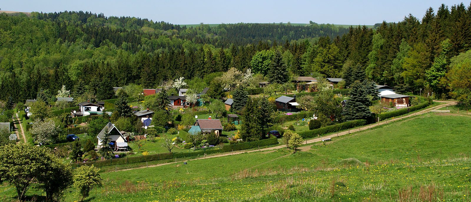 Blick auf Neuclausnitz