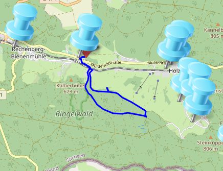 Übersicht Trostgrund-Wanderung