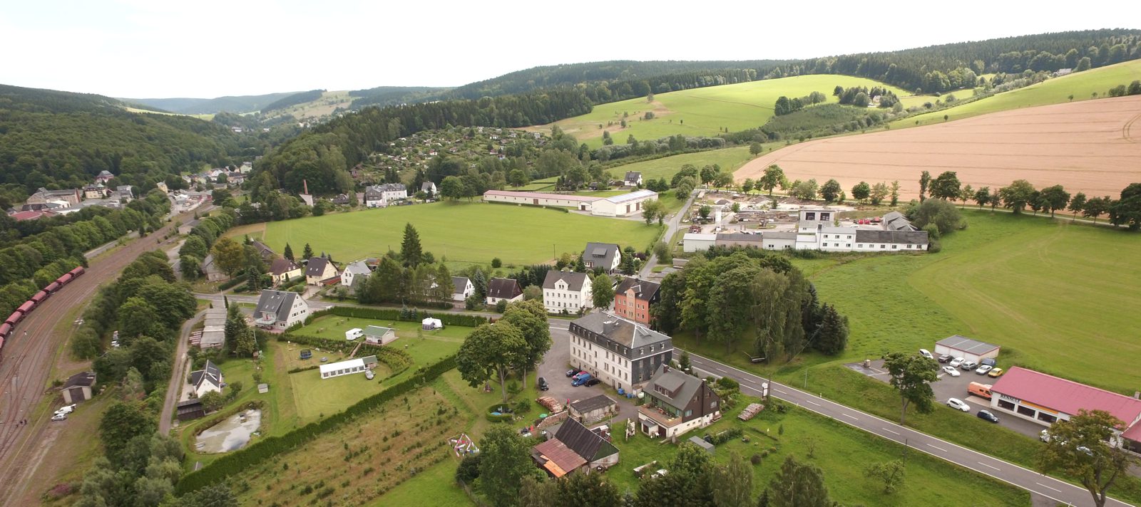 Blick auf Neuclausnitz